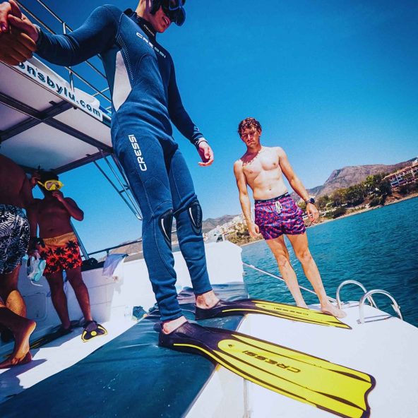 Barco para snorkel Malaga