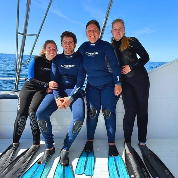 Snorkel en Barco en Familia