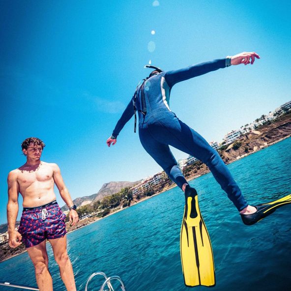 Snorkel en barco privado en Benalmadena