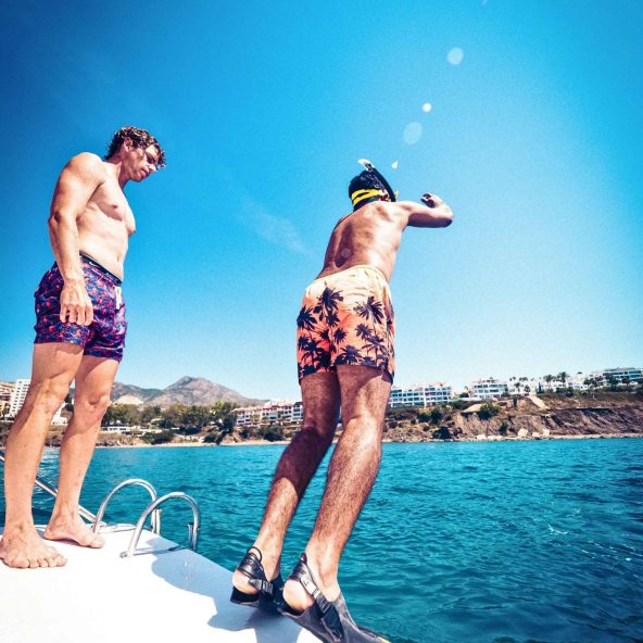 Snorkel en barco privado en Malaga