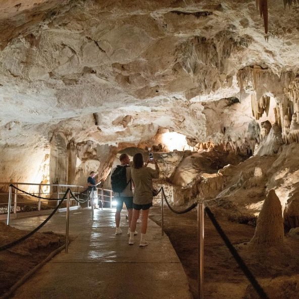 Visitors Nerja Cave