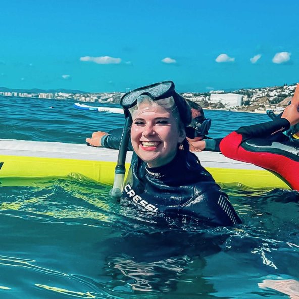 snorkel en barco Malaga